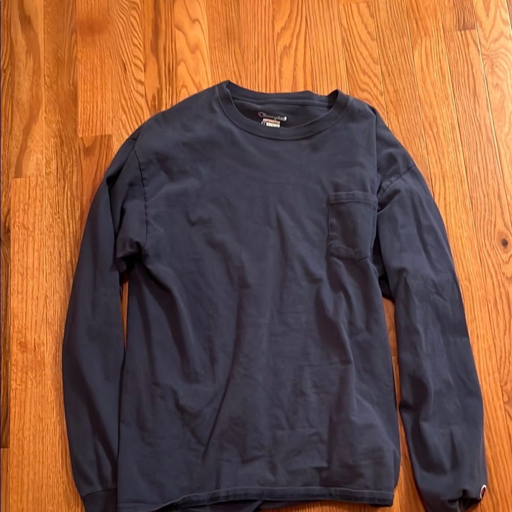 Champion Dark Blue Long Sleeve Tee
